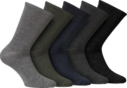 Alpacasocks&Co Merino Lifestyle 5 Pack   Green   45 48