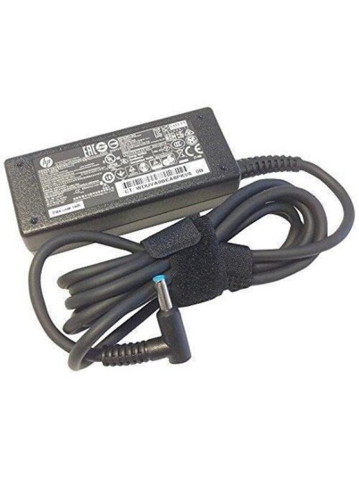 HP 45W Smart AC Adapter Datalader Svart