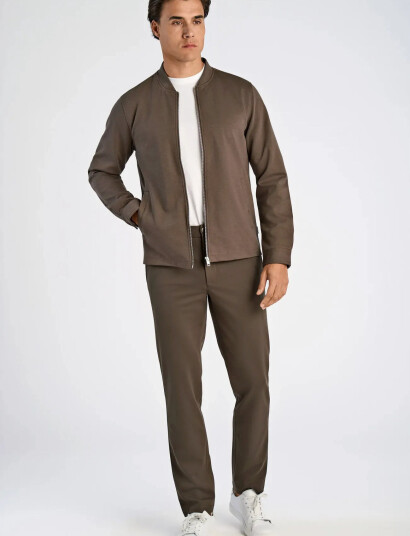 Lindbergh Superflex Overshirt - Brown - M