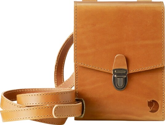 Fjellreven Sarek Bino Bag Leather Cognac One Size
