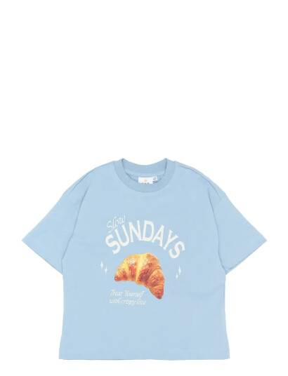 The New Tnsuzette Os S_S Tee Blue 134/140
