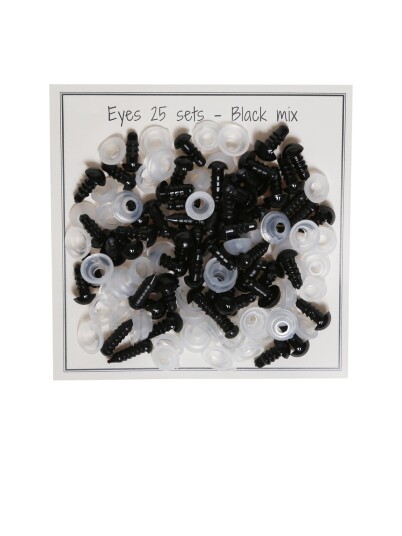 Go Handmade Sikkerhetsøyne Mix Pakke 25 Par