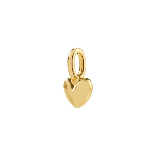 Pilgrim CHARM mini hjerte anheng gullbelagt Pilgrim CHARM mini hjerte anheng gullbelagt