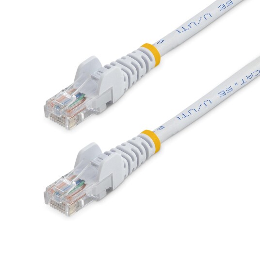 STARTECH "Cat5e Patch Cable with Snagless RJ45 Connectors - 1m White"