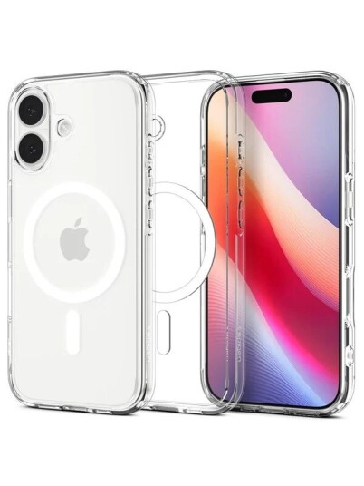 Spigen Ultra Hybrid MagSafe Deksel iPhone 17 - Klar Hvit Spigen Ultra Hybrid MagSafe Deksel iPhone 17 - Klar Hvit