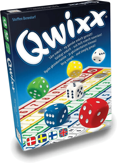 Spilbræt Qwixx (Da-Sv-Fi-En) - Multi/patterned - ONE SIZE
