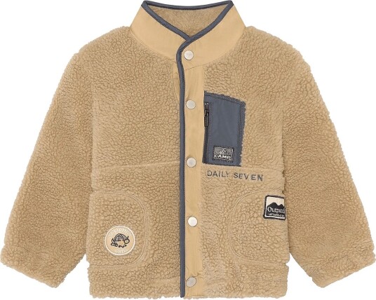 Daily 7 Teddy Jacket Beige 98