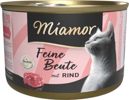 Miamor Våtfôr Feine Beute Storfekjøtt 24 X 185 G Miamor Våtfôr Feine Beute Storfekjøtt 24 X 185 G