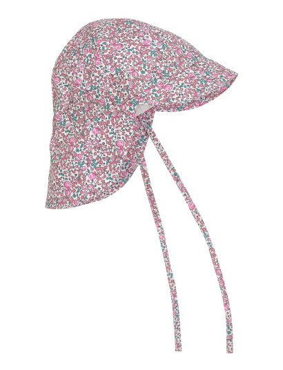 Huttelihut Summer Hat In Liberty Fabric Pink 48\6 12M