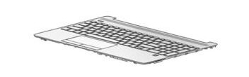 HP SPS-TOPCOVER ASV W/KB AHS BL