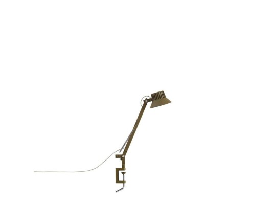 Muuto - Dedicate Bordlampe w/Clamp S1 Brown Green Muuto Muuto - Dedicate Bordlampe w/Clamp S1 Brown Green Muuto