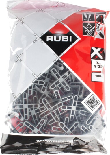 Rubi Flisekryss 7mm 100 Stk. Rubi Flisekryss 7mm 100 Stk.
