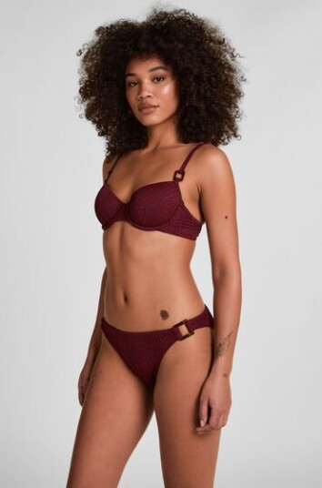 Hunkemöller Aruba Cheeky Burgundy XL