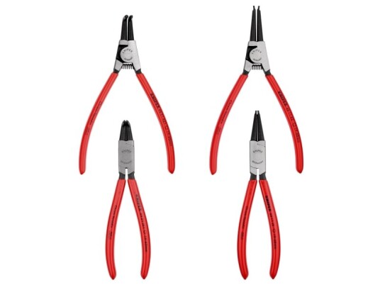 Knipex Seegeringtangsett 4 deler med Etui - 670 g Håndverktøy