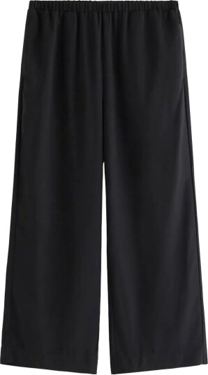 Lindex Straight Bella Cropped Trousers   BLACK   42