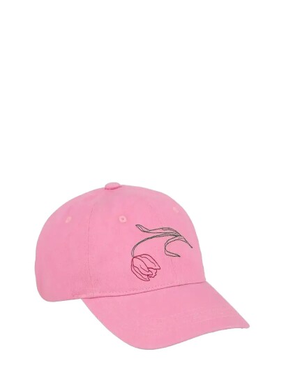 Becksöndergaard Tulipa Denima Cap   Pink   ONE SIZE