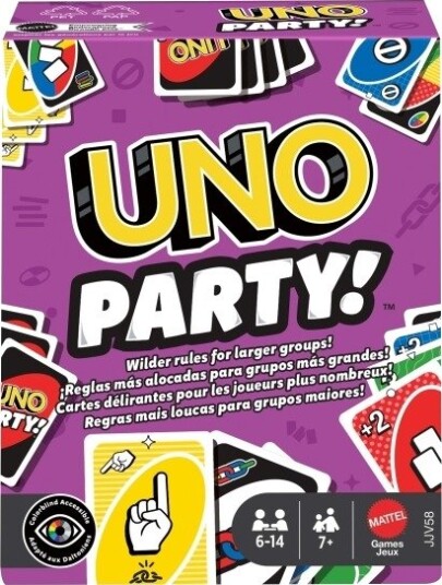 Mattel Uno Cards Party (Oppdatert) (Jjv58)