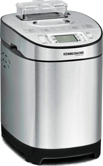 Rommelsbacher BA 550 Brødbakemaskin 550W med Rustfritt Stål