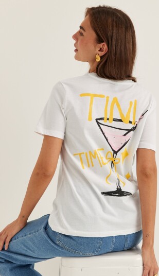 Pieces Pcgigi Ss Printed T shirt