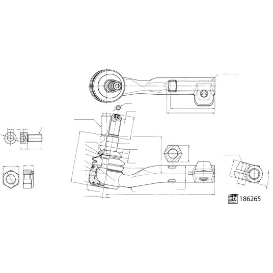 Endeledd FEBI BILSTEIN 186265
