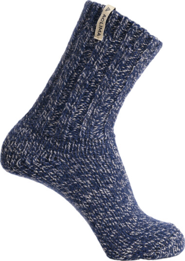 Aclima Norwegian Wool Socks Grey / Navy 36-40