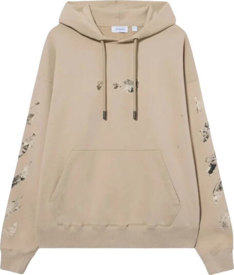 Off White Herre Gensere & Hettegensere Beige L,