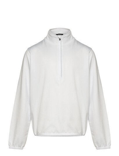 Abacus Jr Cradoc Halfzip Fleece White 130 Abacus Jr Cradoc Halfzip Fleece White 130