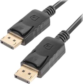 Lanberg DisplayPort Kabel 1 m Svart - 4K Støtte