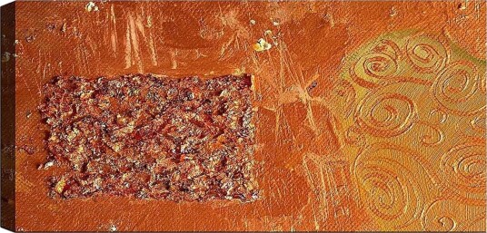 Canvasbilde YTY Abstract & Fractals Flerfarget 120x50 cm