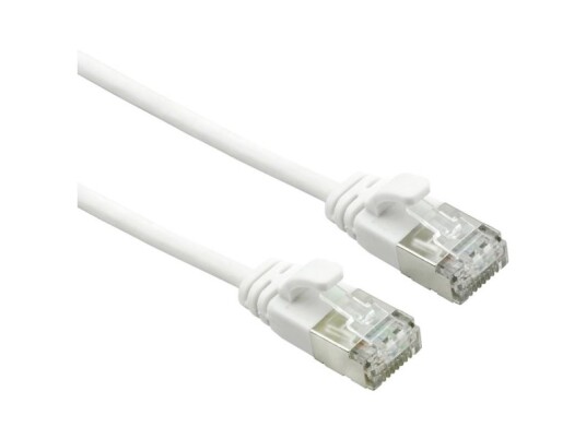 Roline Roline U/Ftp Datacenter-Kabel Cat.7 Lsoh Med Rj45-Kontakter (500 Mhz / Klasse Ea) Ekstra Dun Wit 2 M