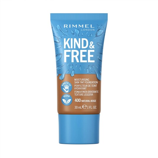 Rimmel Kind & Free Fuktighetsgivende Foundation #400 Natural Beige 30 ml