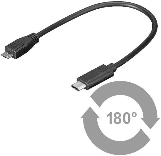 MICROCONNECT USB-C to USB2.0 Micro B 0.2M MICRO