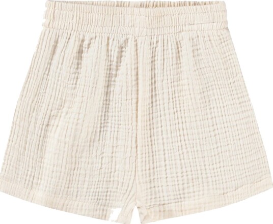 Molo Shorts Muslin Sara Pearled Ivory Molo 1 år 80 Shorts Beige