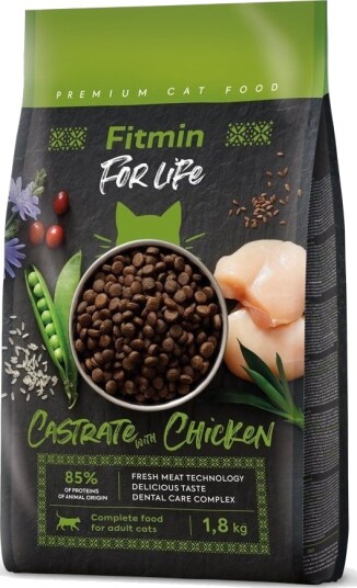 Fitmin For Life Castrate Kylling Tørrfôr 1.8 kg Fitmin For Life Castrate Kylling Tørrfôr 1.8 kg