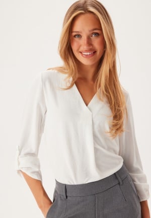 VILA Vijosa 3/4 V-NECK TOP V-NECK T Snow White 36 VILA Vijosa 3/4 V-NECK TOP V-NECK T Snow White 36
