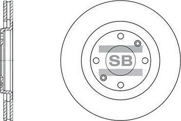 Hi Q SD5002 Bremseskive Hi Q SD5002 Bremseskive