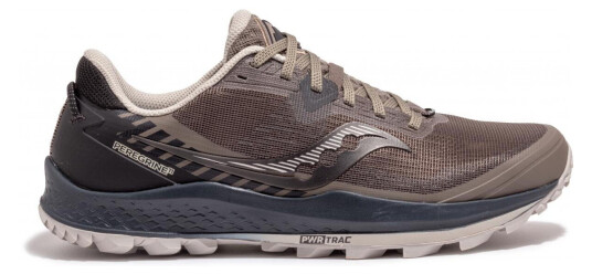 Saucony  Peregrine 11,M Herre, Gravel/Black, 42