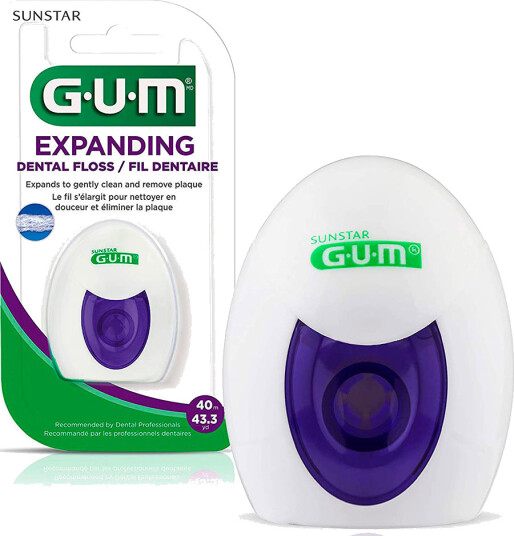 GUM Tanntråd Ekspanderende tanntråd for sensitive tenner GUM Tanntråd Ekspanderende tanntråd for sensitive tenner