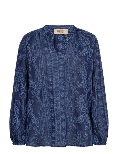 MOS MOSH Mmgata Allo Blouse Navy S