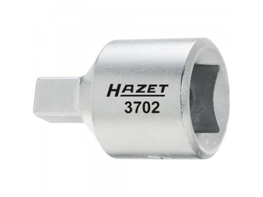 Hazet 3702-1, Kraftpipe, Sølv, 1 Hoder, 1/2", Metrisk/Imperisk, 12.5 Mm