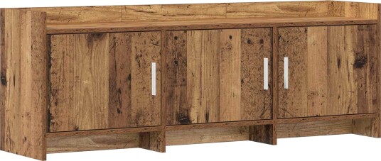 TV skap 130 x 33 x 47 cm Gammelt tre Konstruert tre TV skap 130 x 33 x 47 cm Gammelt tre Konstruert tre