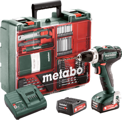 Metabo PowerMaxx BS 12 Bore- og Skrumaskin med 2x2,0Ah Batteri