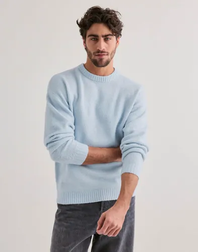 Jack & Jones Jjesoho Ollie Knit Crew Neck Sn Strikkegensere Blå