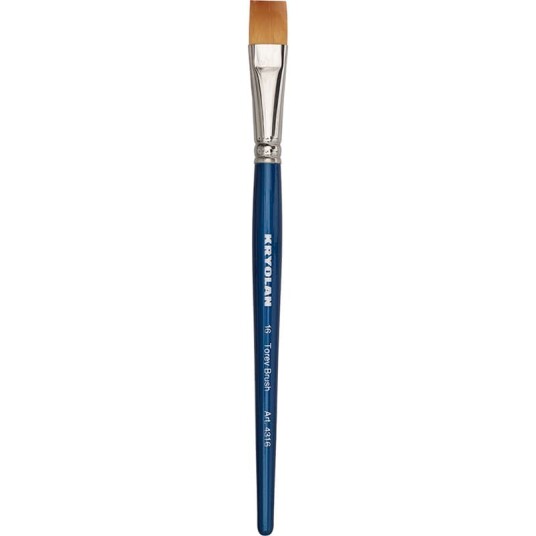 Buttericks Leco AB Kryolan Sminkepensel Flat - Størrelse 16 Buttericks Leco AB Kryolan Sminkepensel Flat - Størrelse 16