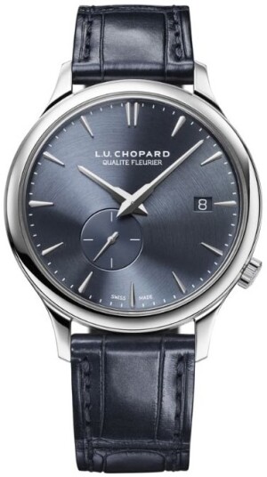 Chopard Herreklokke 161945 1001 L.U.C Blå/Lær Ø40 mm