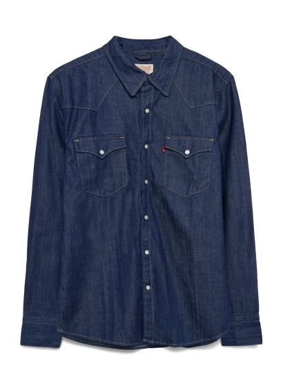 Levi"s® Barstow Western Standard Weste - Blue - XXL
