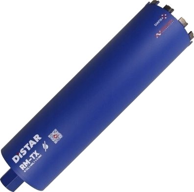 Distar Korona Diamantkappe Rm-Tx 1 1/4" 132 Mm X 450 Mm Na Tørt