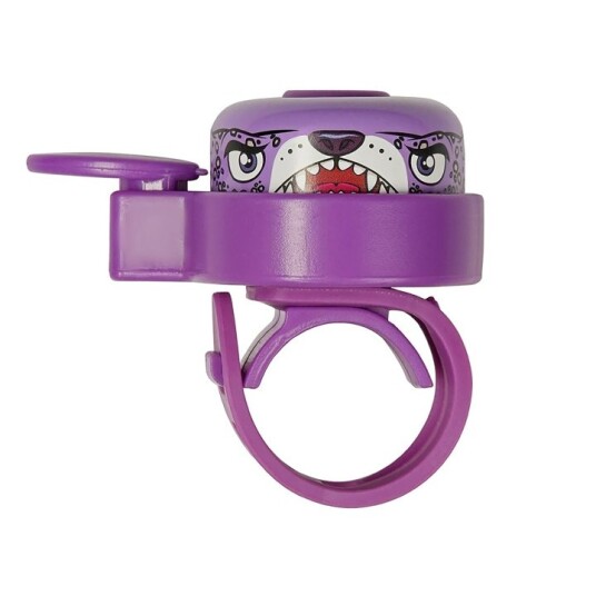 Crazy Safety Lilla leopard-sykkelklokke for barn - One size