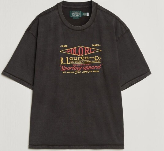 Polo Ralph Lauren Relaxed Fit Print T Shirt Polo Black