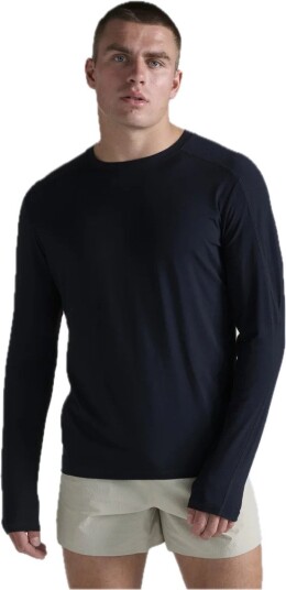 2xu Men"s Ignition Wool Long Sleeve Black/black L